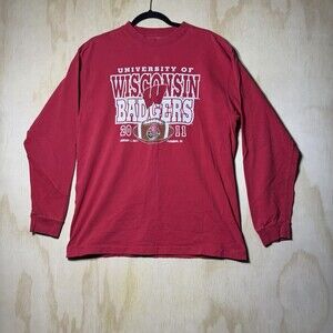 Wisconsin Badgers Rose Bowl 2011 Long Sleeve Shirt Men’s M JanSport